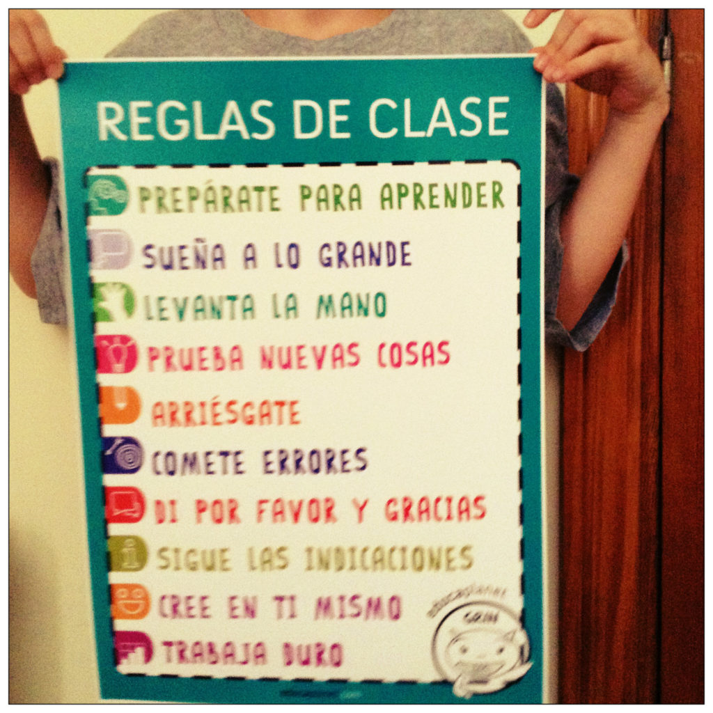 Reglas De Clase Un Poster O Cartel Para El Aula Educaplanet Apps 0870