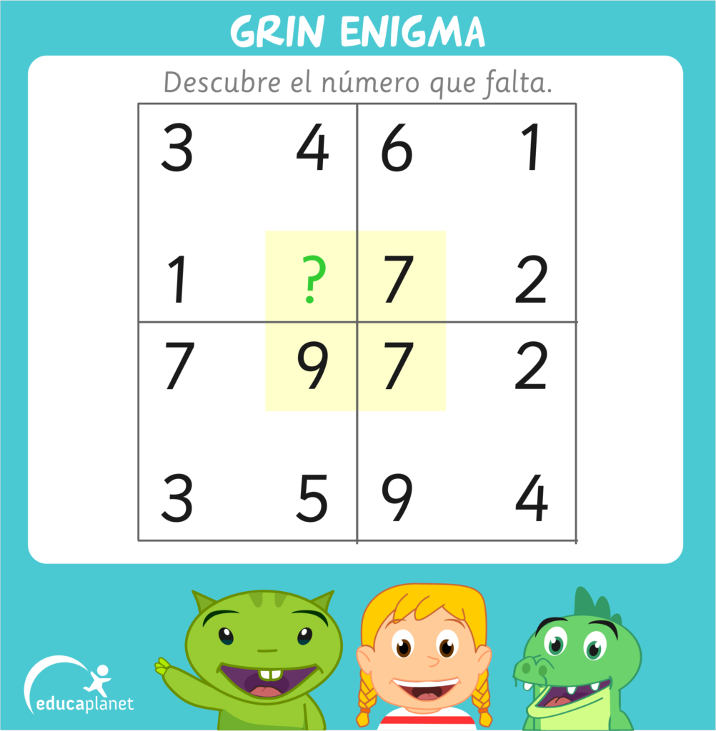 enigma matemáticas niños primaria